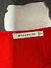 Staccato 100% Rayon Red Short Sleeve Blouse Size L - photo 7