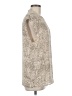 H By Halston 100% Polyester Animal Print Ivory Sleeveless Blouse Size M - photo 4
