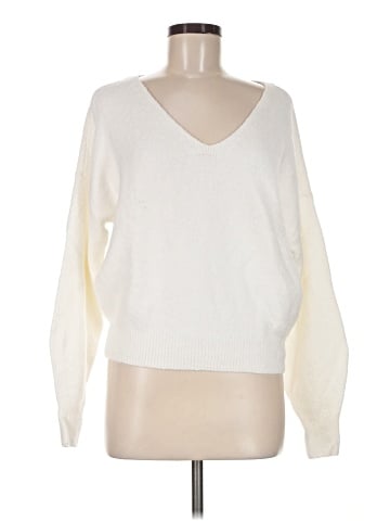 Madewell Wedged V-Neck Sweater (view 1)