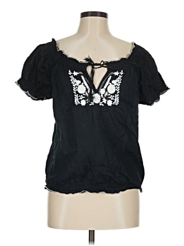 Pookie & Sebastian Short Sleeve Blouse (view 1)