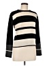 Isda & Co 100% Wool Stripes Black Wool Pullover Sweater Size M - photo 1