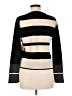 Isda & Co 100% Wool Stripes Black Wool Pullover Sweater Size M - photo 2