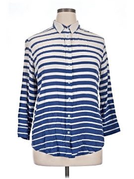 J. Mc Laughlin 3/4 Sleeve Silk Top