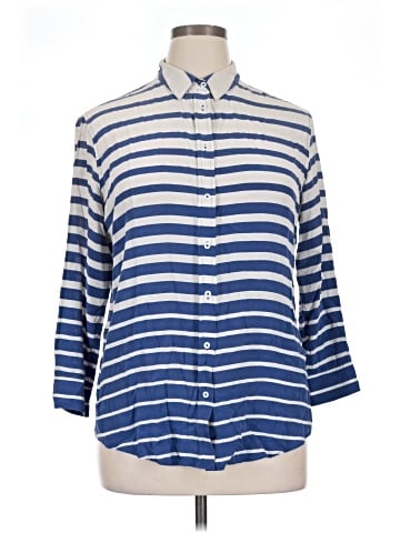 J. McLaughlin 3/4 Sleeve Silk Top (view 1)