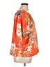 Soft Surroundings 100% Polyester Orange 3/4 Sleeve Blouse Size XL (petite) - photo 4