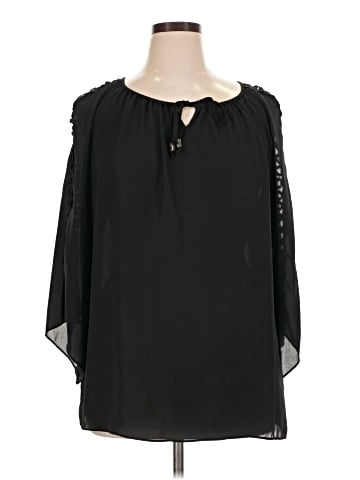 Sharagano 3/4 Sleeve Blouse (view 1)