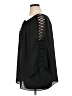 Sharagano 100% Polyester Black 3/4 Sleeve Blouse Size 1X - photo 5