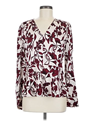 Lewit Long Sleeve Silk Top (view 1)