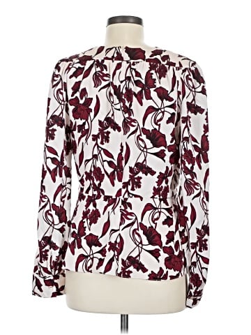 Lewit Long Sleeve Silk Top (view 2)