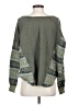 Free People Print Green Pullover Sweater Size XS - photo 2