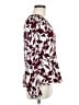 Lewit Burgundy Long Sleeve Silk Top Size M - photo 4