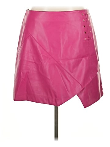 BCBGeneration Faux Leather Skirt (view 1)