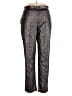 JM Collection Paisley Damask Jacquard Gray Silver Dress Pants Size 16 - photo 1