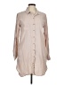 Thread & Supply 100% Lyocell Tan Long Sleeve Button-Down Shirt Size M - photo 1