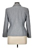Le Suit 100% Polyester Chevron-herringbone Gray Blazer Size 14 Petite - photo 2