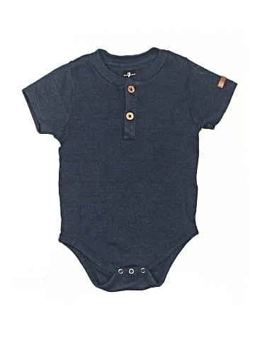 7 For All Mankind Short Sleeve Onesie (view 1)