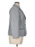 Le Suit 100% Polyester Chevron-herringbone Gray Blazer Size 14 Petite - photo 4
