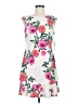 Eliza J Floral White Casual Dress Size 8 (petite) - photo 1
