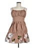 Express Floral Brown Casual Dress Size M - photo 1