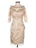 LanTing Bride Ivory Gold Cocktail Dress Size M (estimated) - photo 1