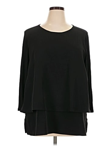 DG^2 by Diane Gilman 3/4 Sleeve Top (view 1)