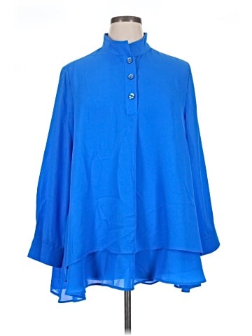 Ulla Popken 3/4 Sleeve Blouse (view 1)