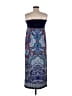 Apt. 9 Paisley Blue Casual Dress Size XL - photo 2