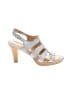 Naturalizer Color Block Silver Sandals Size 10 - photo 1