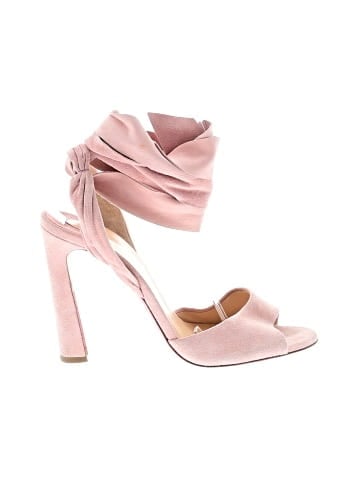 Christian Louboutin Rose Amelie Ankle-Wrap 120mm Sandals  (view 1)