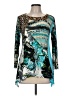 Mechant Teal 3/4 Sleeve Blouse Size M - photo 1