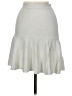 BCBGMAXAZRIA Solid Gray Casual Skirt Size M (estimated) - photo 2