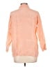 Neiman Marcus Orange 3/4 Sleeve Button-Down Shirt Size L - photo 2