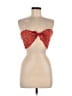 Beach Riot 100% Polyester Hearts Red Swimsuit Top Size L - photo 1