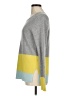 Halogen 100% Cashmere Color Block Gray Cashmere Pullover Sweater Size M - photo 5
