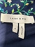 Lark & Ro 100% Polyester Print Blue Casual Dress Size 6 - photo 7