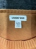 Lands' End 100% Cotton Argyle Orange Pullover Sweater Size L (tall) - photo 7