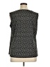 Jones Studio Black Sleeveless Top Size 16 - photo 2