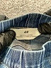 H&M Solid Blue Jeans Size 6 - photo 3