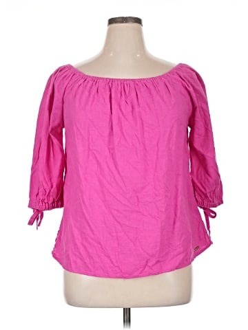 MICHAEL Michael Kors 3/4 Sleeve Blouse (view 1)
