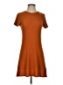 Forever 21 Solid Orange Casual Dress Size S - photo 1