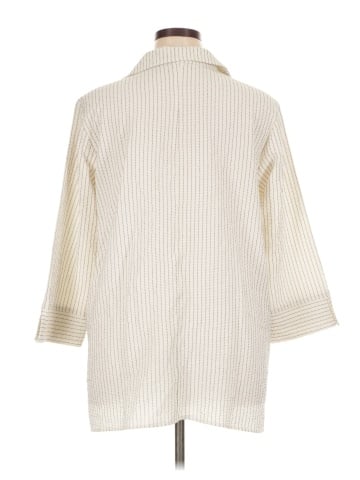Marla Wynne 3/4 Sleeve Button-Down Shirt (view 2)