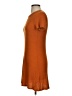 Forever 21 Solid Orange Casual Dress Size S - photo 5