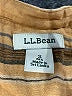 L.L.Bean 100% Cotton Stripes Tan Short Sleeve Blouse Size S - photo 7