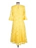 Perceptions Yellow Cocktail Dress Size L - photo 2