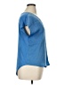 Edgely 100% Polyester Blue Short Sleeve Blouse Size XL - photo 4