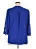 Brixon Ivy 100% Polyester Blue 3/4 Sleeve Blouse Size XL - photo 2