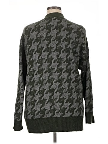 Madewell Allston Double-Button Cardigan Sweater in Houndstooth (view 2)