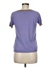 ETRO 100% Cotton Purple Short Sleeve Top Size EU (IT) 44 / US 8 - photo 2