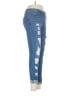 Bebe Hearts Blue Jeans Size 26 waist - photo 4