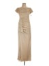 Xscape Metallic Gold Cocktail Dress Size 12 - photo 1
